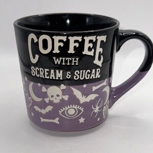 Halloween Coffee Mug - Black and Purple